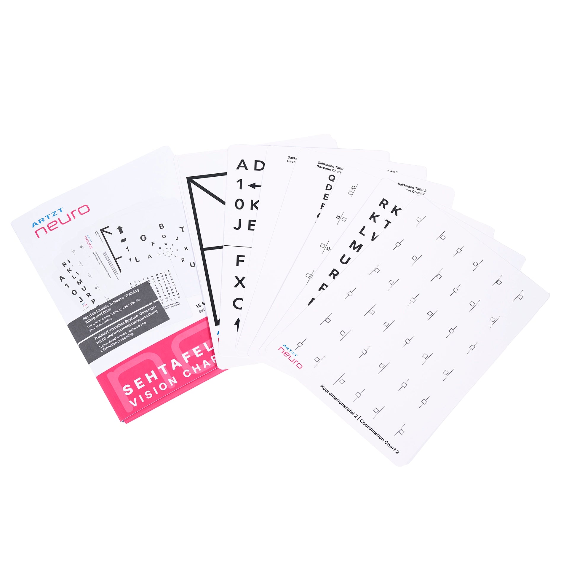 Sehtafel Set ARTZT neuro