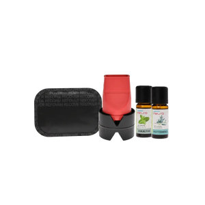 Ein schwarzes Blitz-Icon auf rosa Hintergund | Engergy