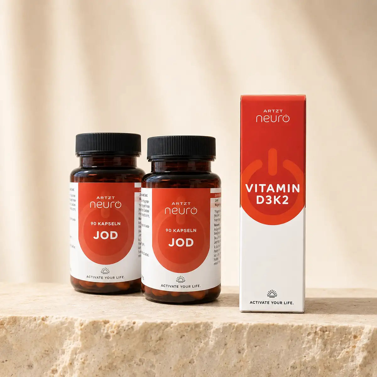 ARTZT neuro Jod + Vitamin D3K2 für 3 Monate #mengenrabatt_3 monate