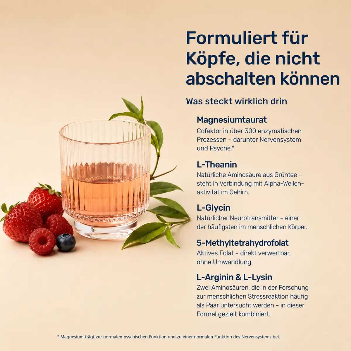 Calm Down | Fokussierte Ruhe. Ohne Sedierung. Jeden Tag.