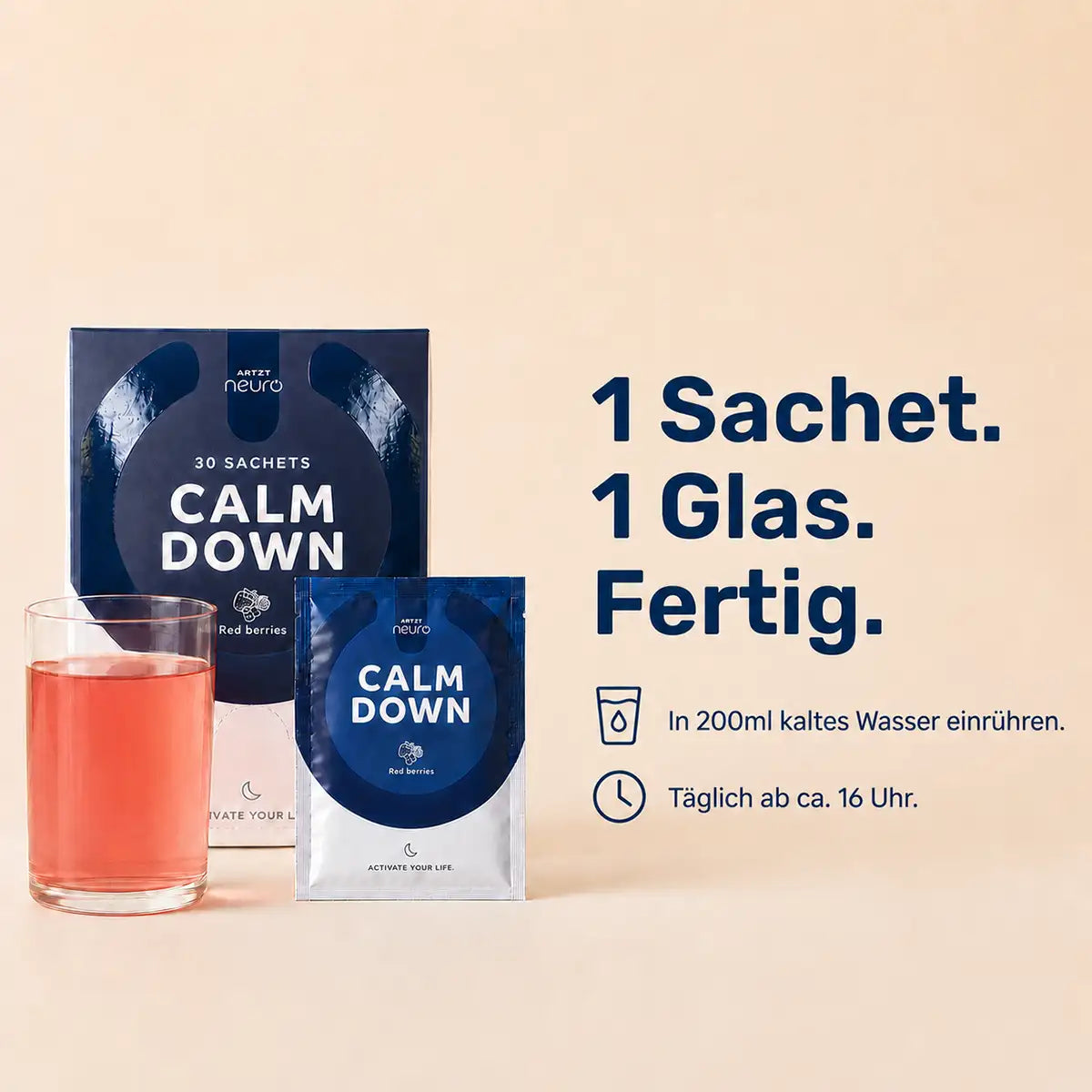 Calm Down | Fokussierte Ruhe. Ohne Sedierung. Jeden Tag.