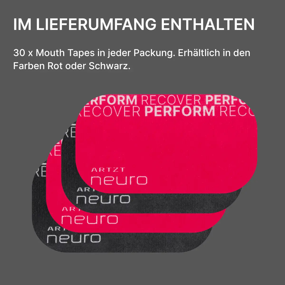 Mouth Tape Performance - 30 Stück ARTZT neuro