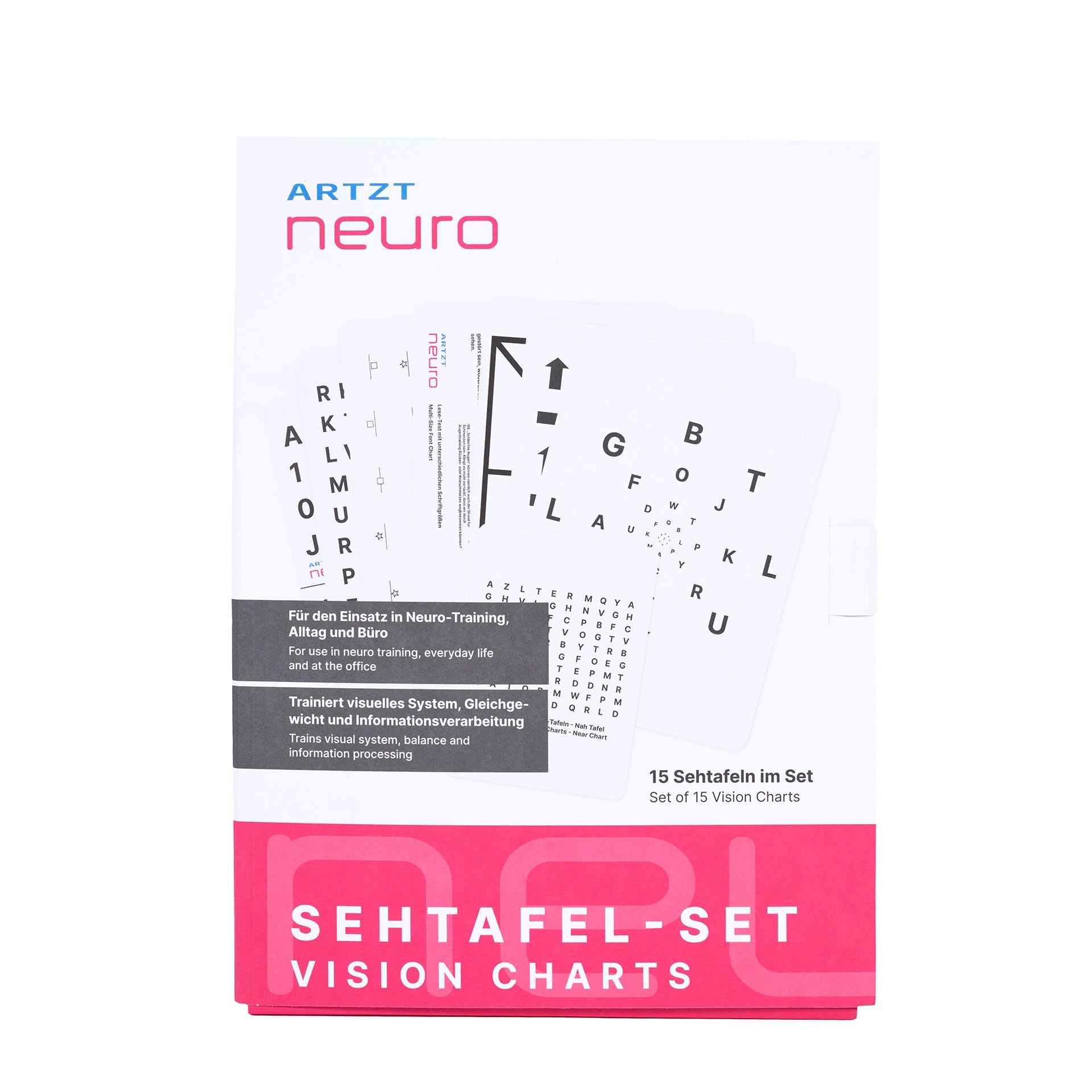 Sehtafel Set ARTZT neuro