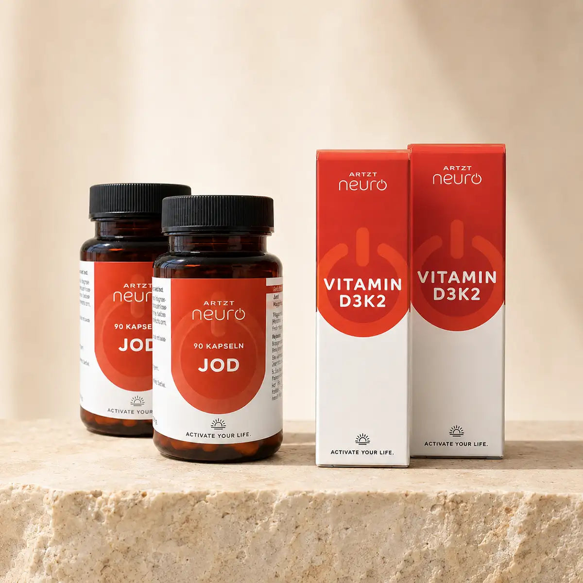 ARTZT neuro Jod + Vitamin D3K2 für 6 Monate #mengenrabatt_6 monate