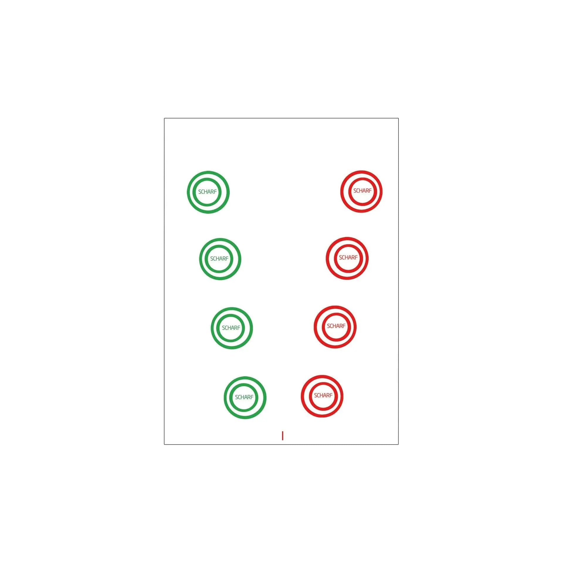 Fusionskarten Vergenz Ringe rot-grün ARTZT neuro
